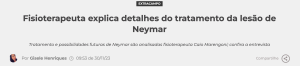 Fisioterapia Neymar